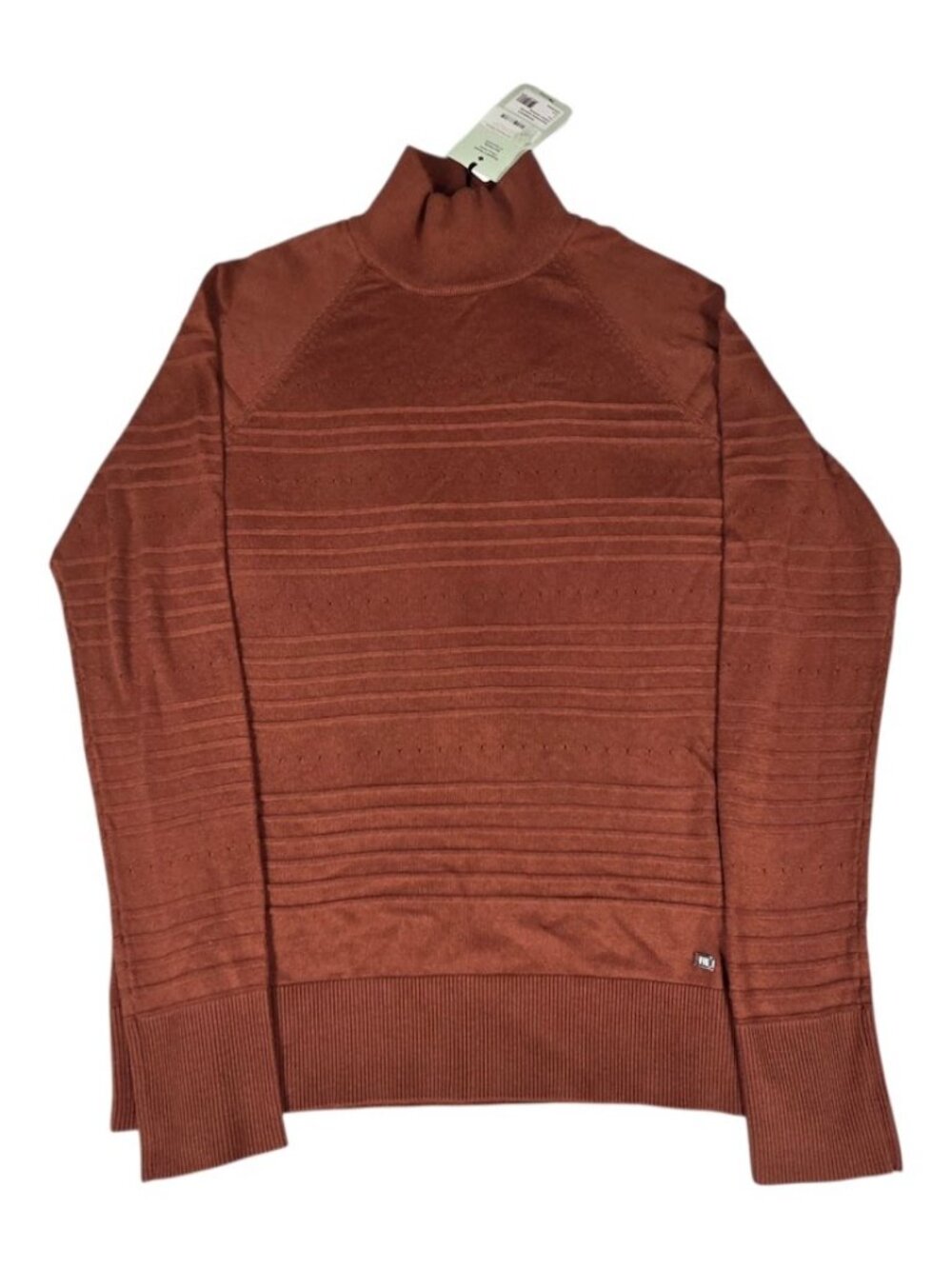 FIG Clothing Amsterdam Mock Neck Long Sleeve Sweater Turtleneck Womens Size L